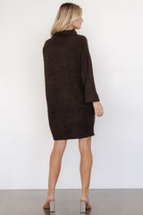 Amy Sweater Dress | Dark Brown