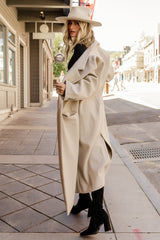 Anderson Double Breasted Coat | Natural