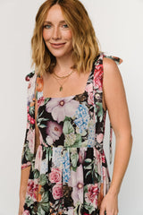 Anita Maxi Dress | Black Multi Floral