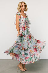 Anita Maxi Dress | Light Blue Multi Floral