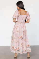 Annabeth Midi Dress | Blush Floral