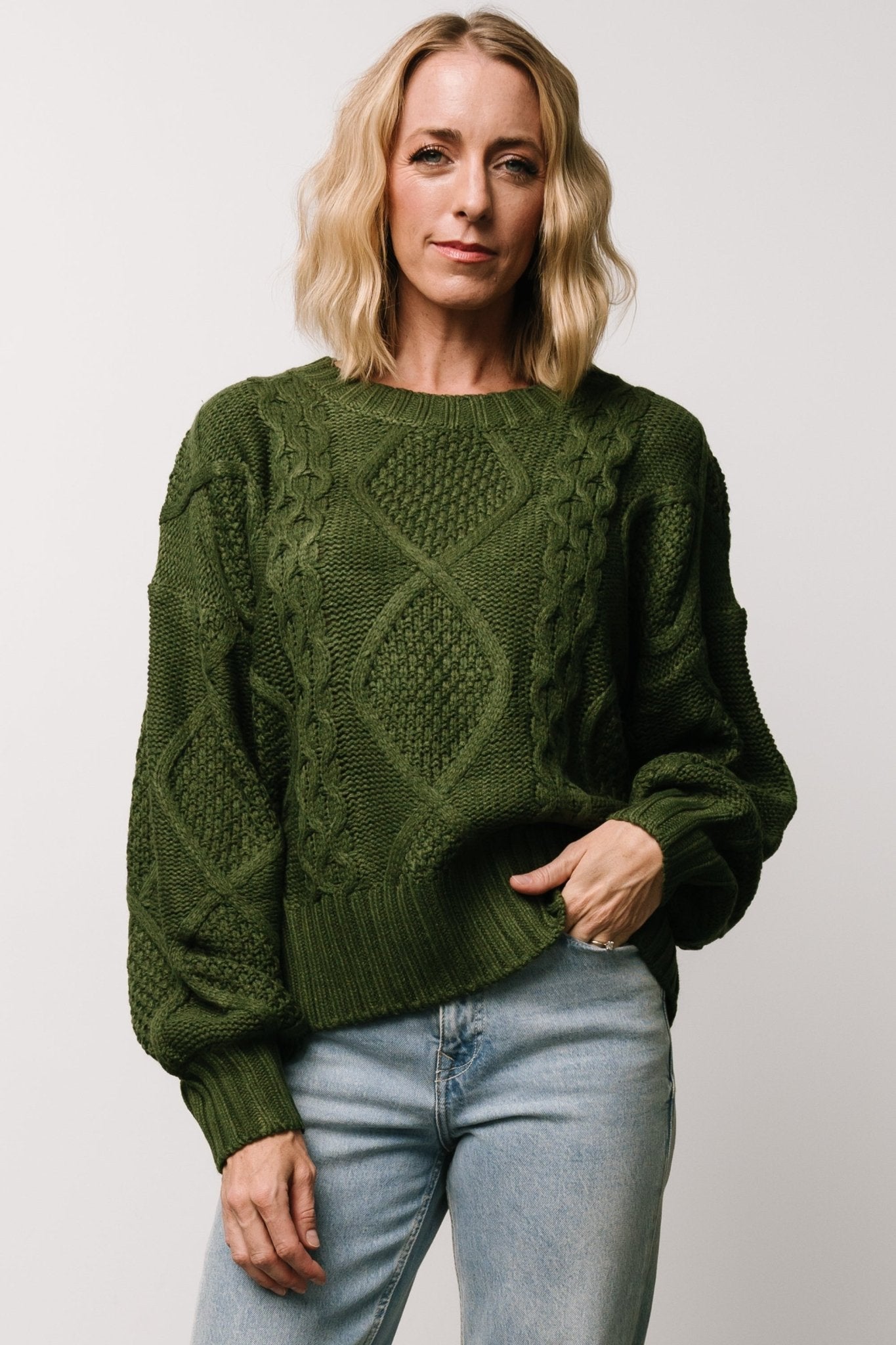 Anthony Knit Sweater | Green