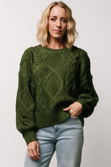Anthony Knit Sweater | Green