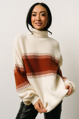 Antonov Turtle Neck Sweater | Cream + Spice