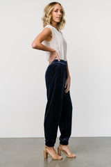 Archie Velvet Jogger Pants | Peacock
