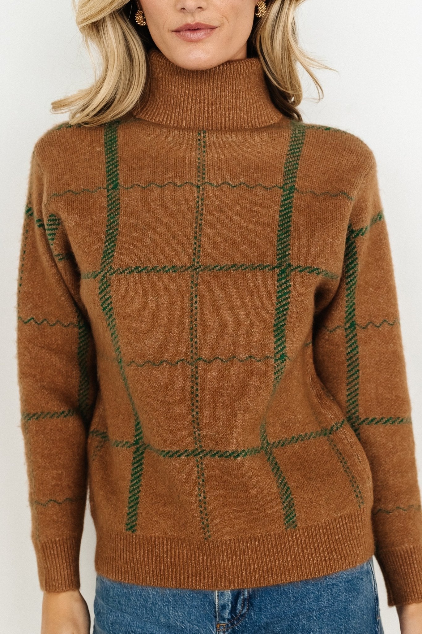 Arden Turtleneck Sweater | Camel