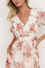 Ardley Maxi Dress | Cream + Rose Floral