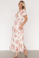 Ardley Maxi Dress | Cream + Rose Floral