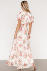 Ardley Maxi Dress | Cream + Rose Floral