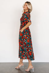 Botega Midi Dress | Jade Multi Floral