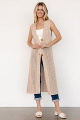 Bretta Duster Vest | Natural