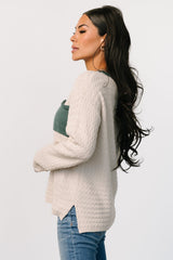 Brixton Weave Sweater | Oatmeal