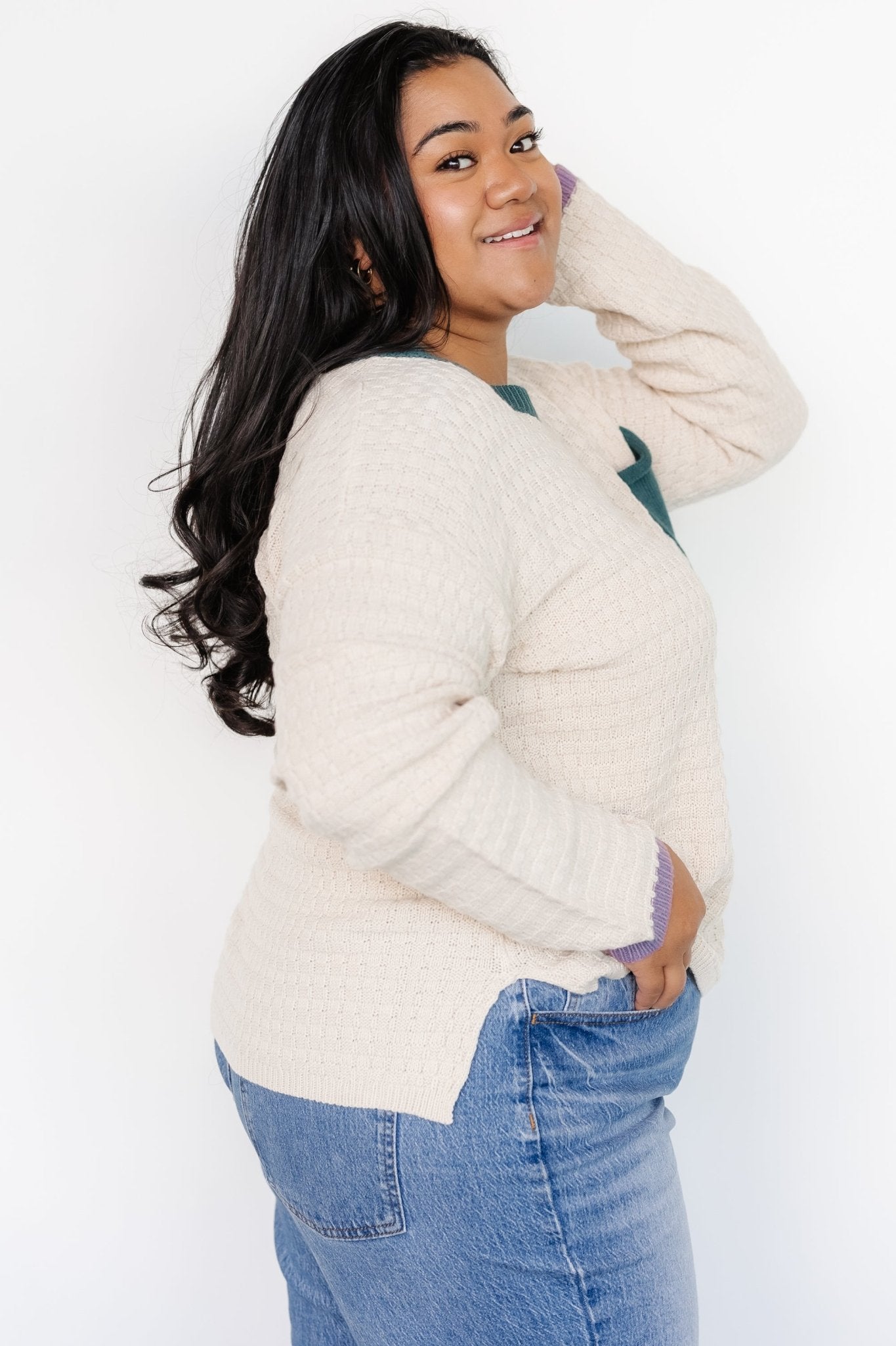 Brixton Weave Sweater | Oatmeal