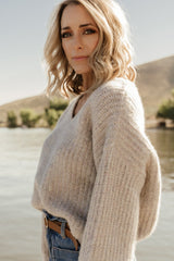 Brynna Bubble Sleeve Sweater | Multi