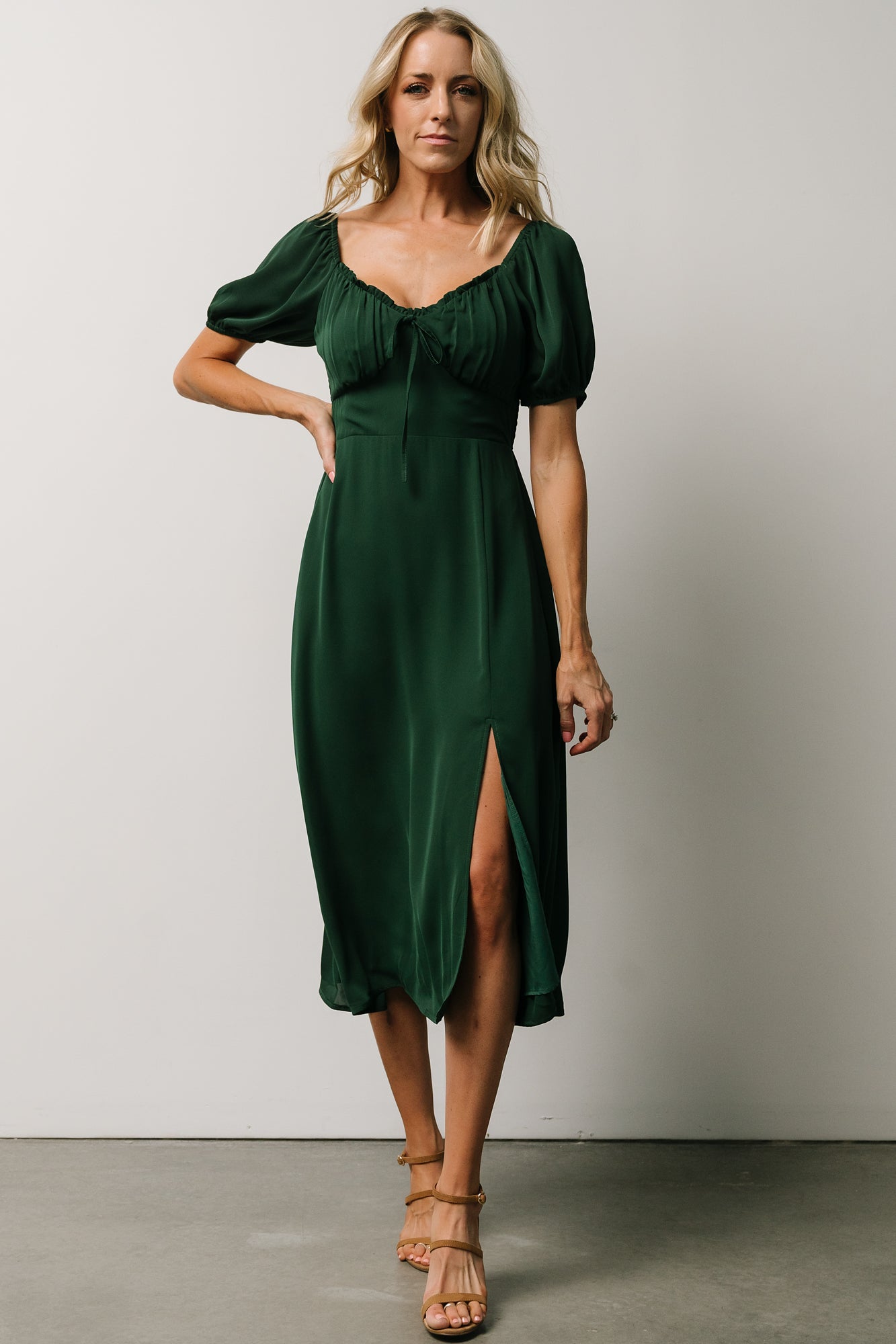Cadence Midi Dress | Green