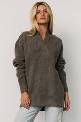 Calgary Oversized Sweater | Charcoal