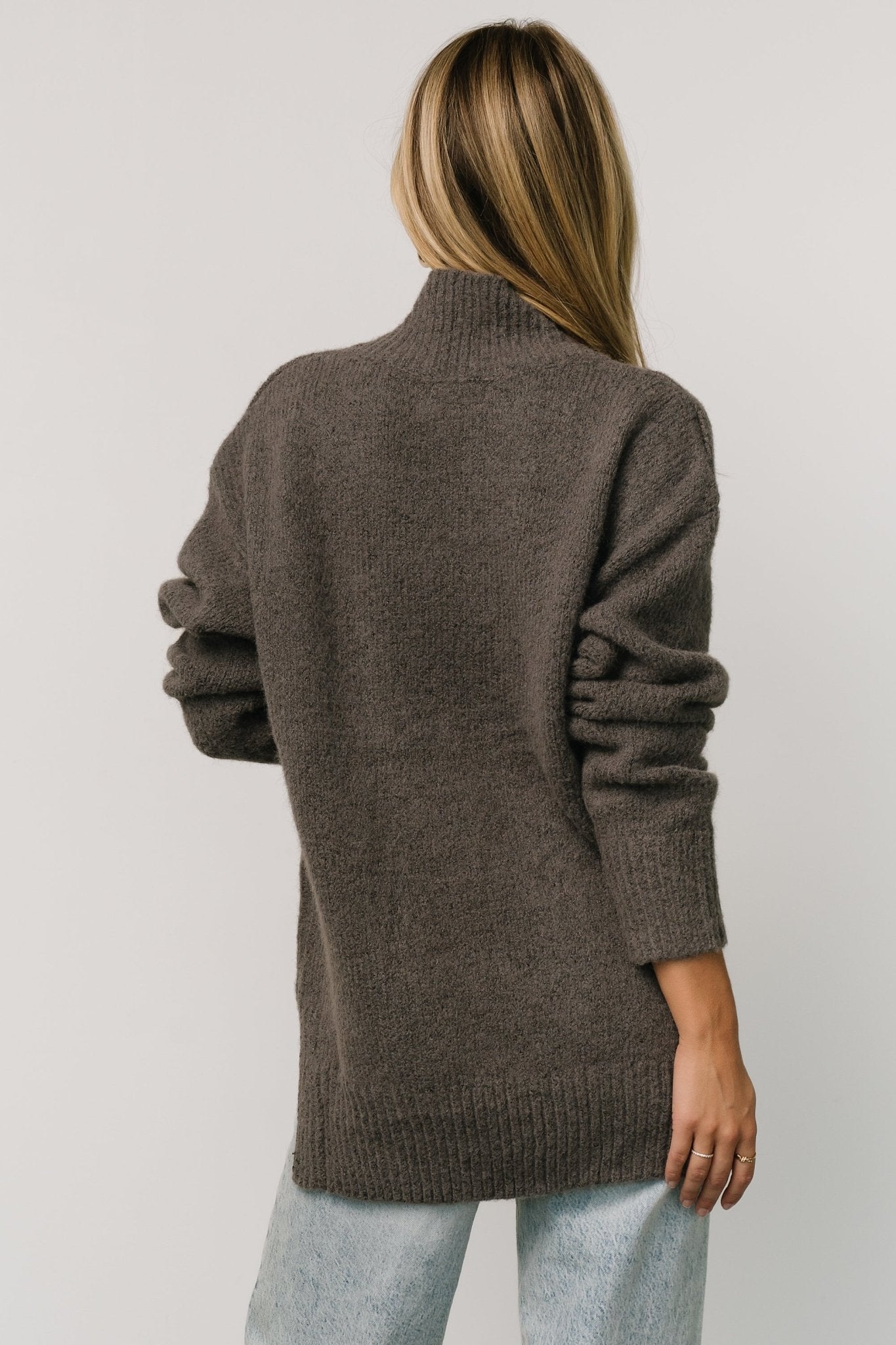Calgary Oversized Sweater | Charcoal