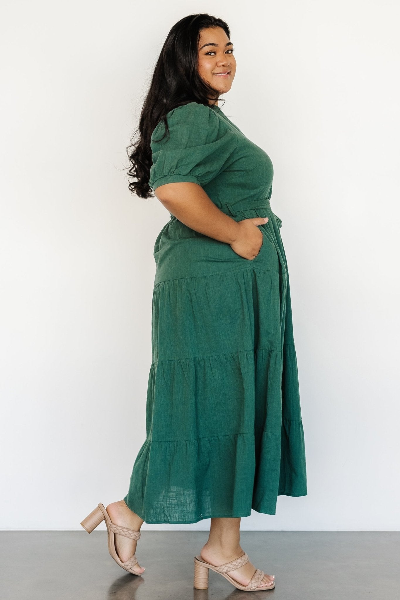 Camille Maxi Dress | Vintage Green