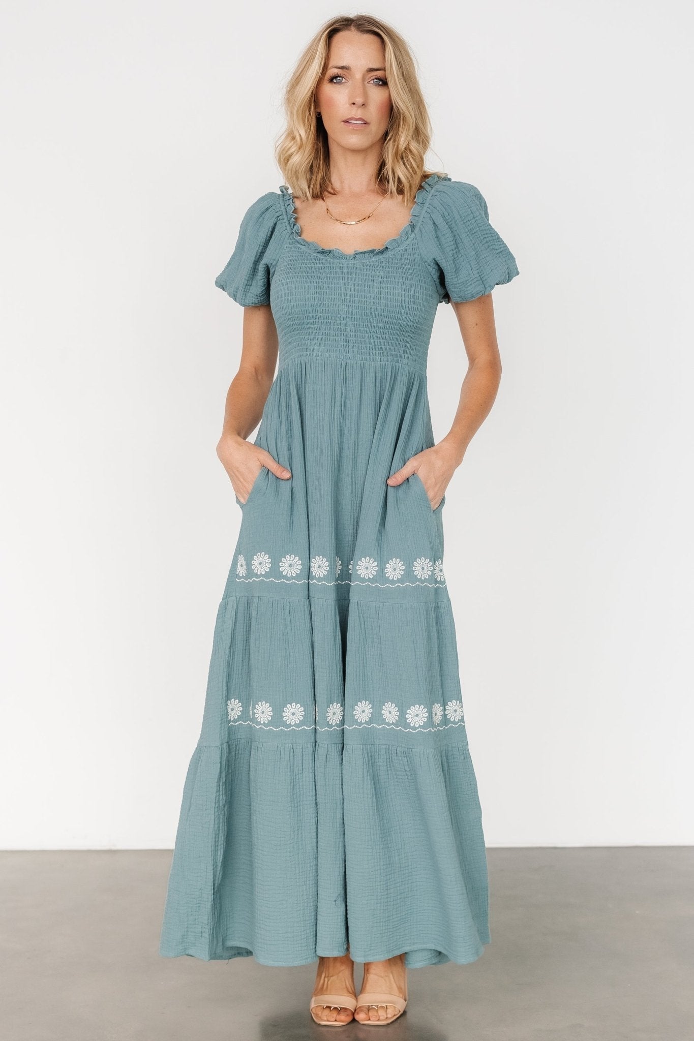 Carrington Maxi Dress | Vintage Teal