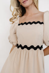 Cecelia Short Dress | Sand