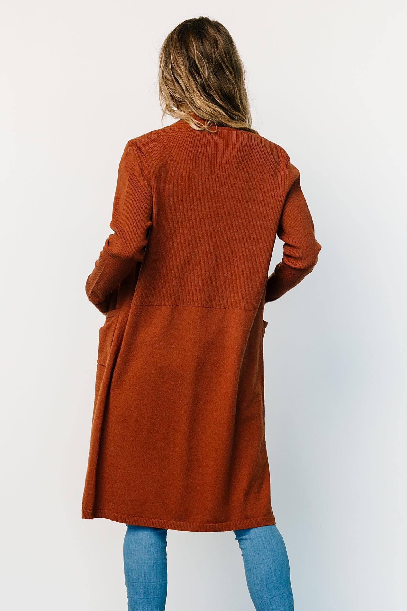 Central Park Cardigan | Rust