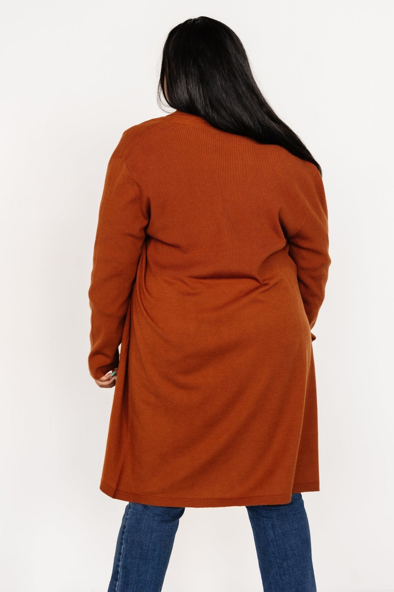Central Park Cardigan | Rust