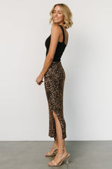 Charmed Sequin Midi Skirt | Bronze