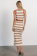 Chelsea Knit Dress | Beige + Camel
