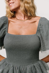 Cherise Tulle Tiered Dress | Blue Sage