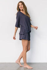 Chicago Lounge Top | Navy