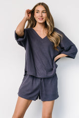 Chicago Lounge Top | Navy