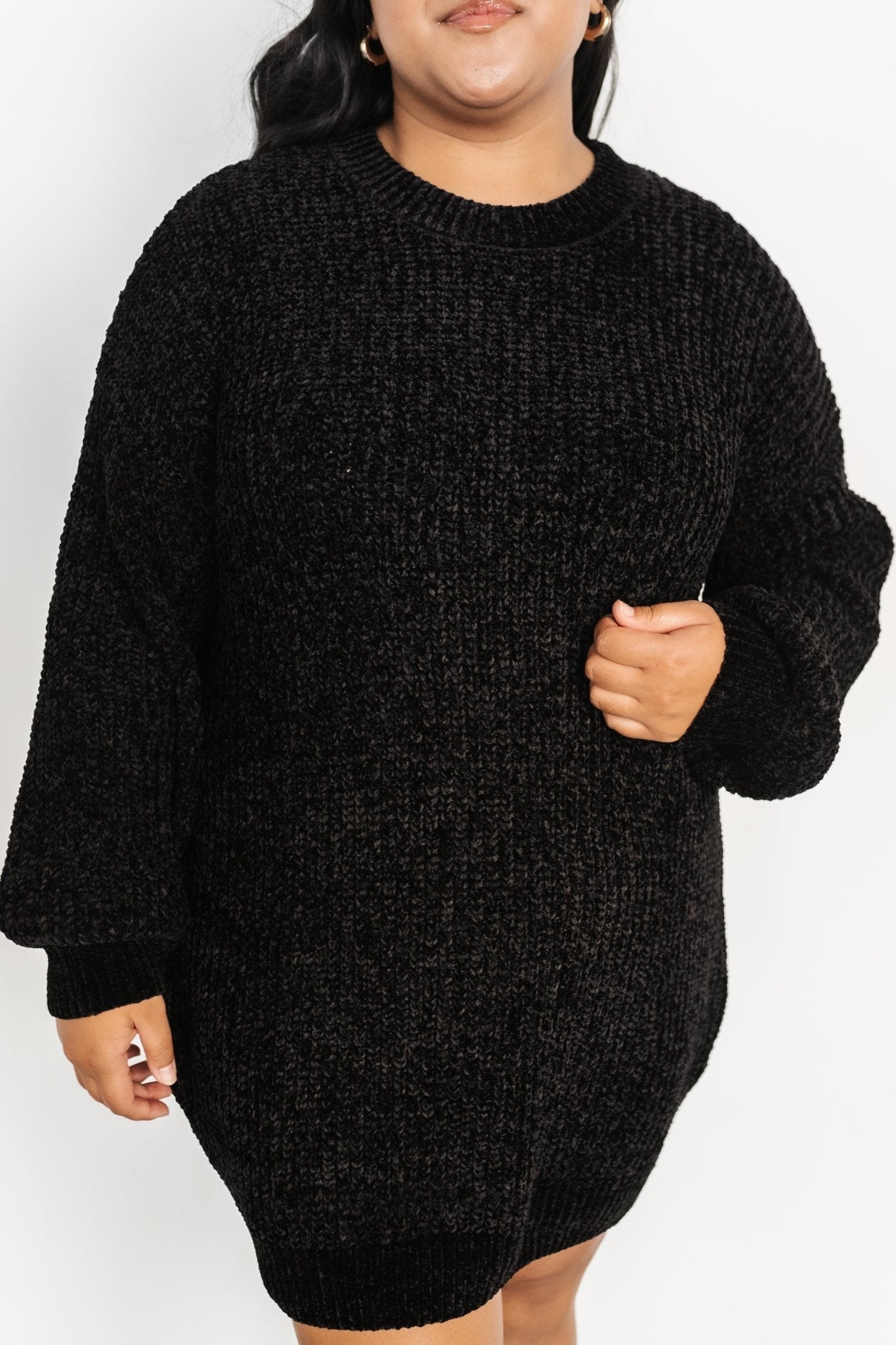 Christa Sweater Dress | Black