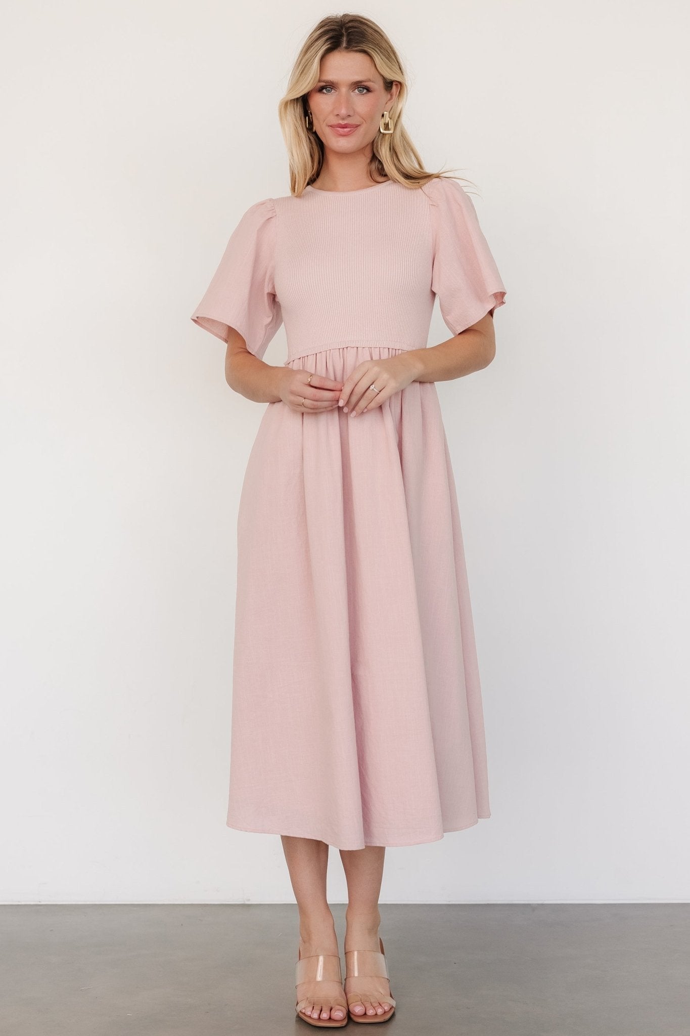 Cici Sweater Dress | Dusty Rose