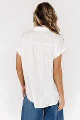 Clarke Button Up Top | Off White