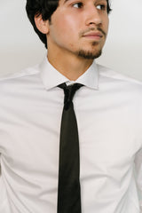 Classic Satin Tie | Black
