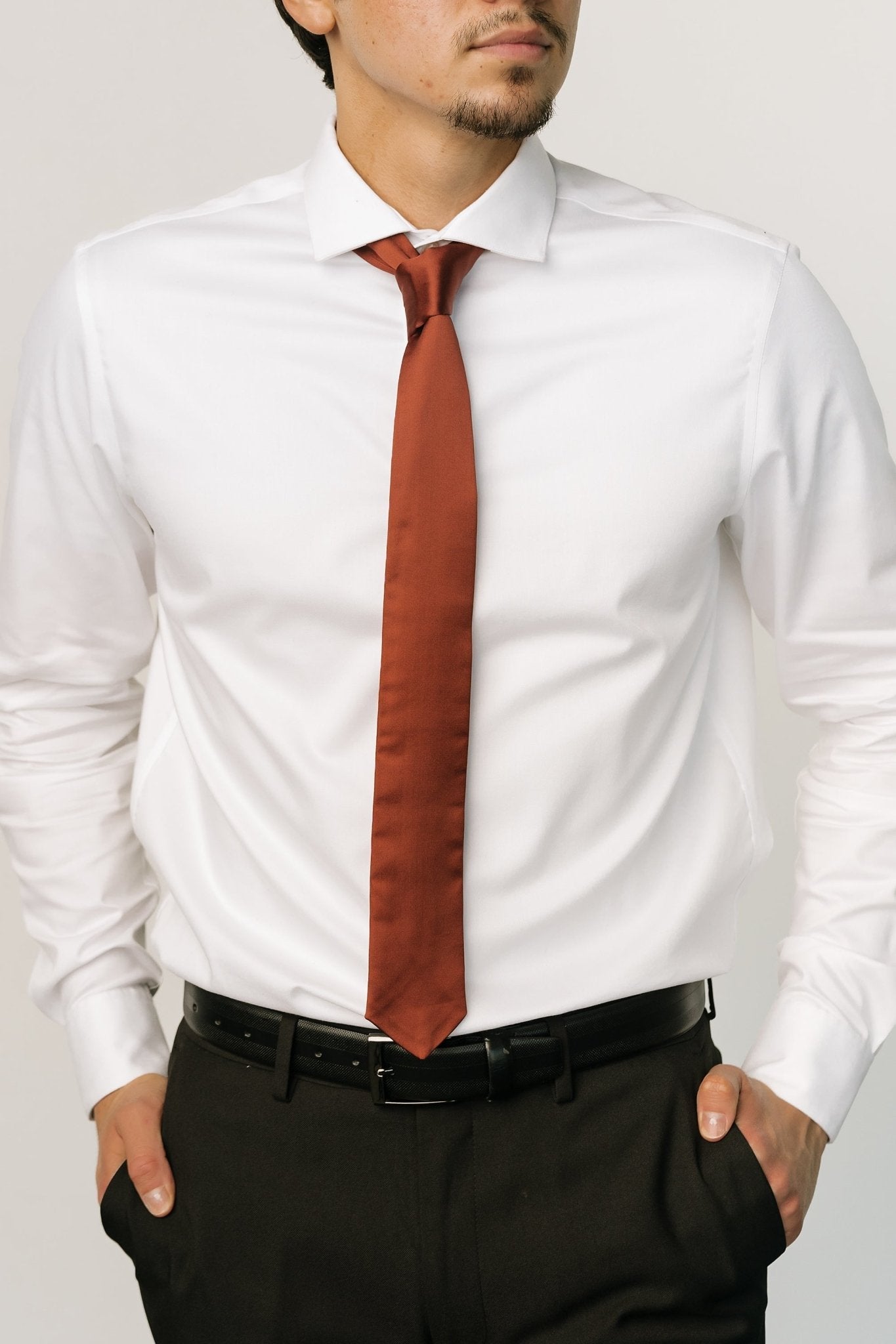 Classic Satin Tie | Cinnamon