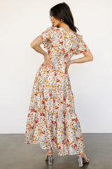 Claudia Maxi Dress | Multi Floral