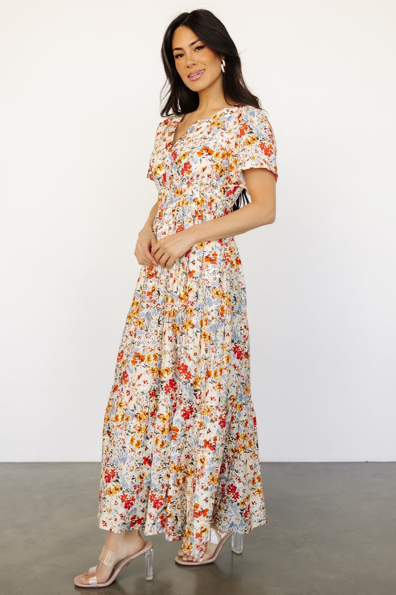 Claudia Maxi Dress | Multi Floral