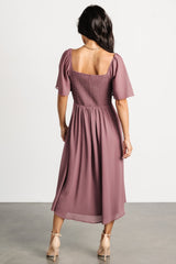 Colette Sweetheart Midi Dress | Vintage Plum