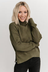 Collins Knit Sweater | Olive