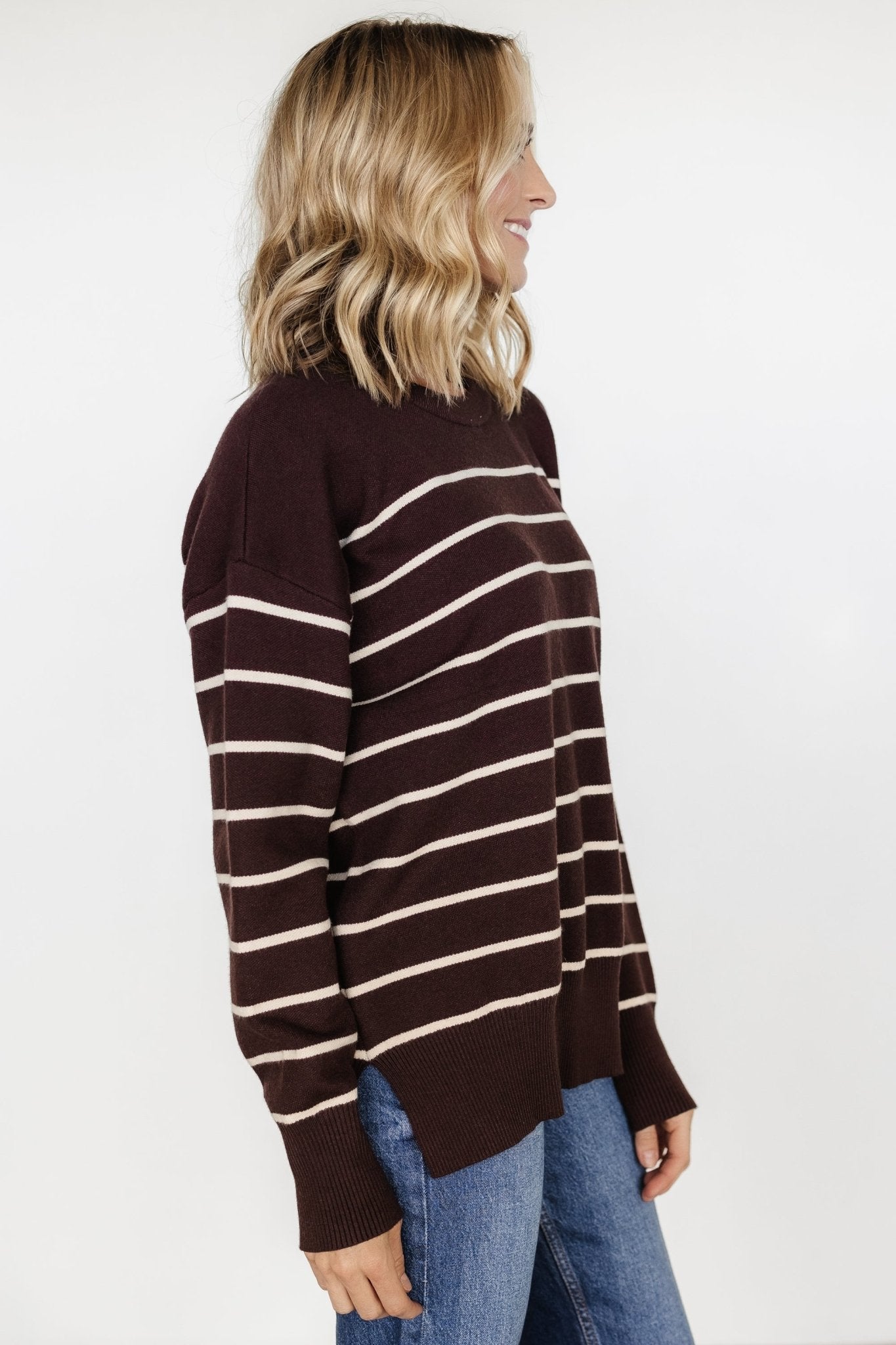Colmar Striped Sweater | Clove + Cream
