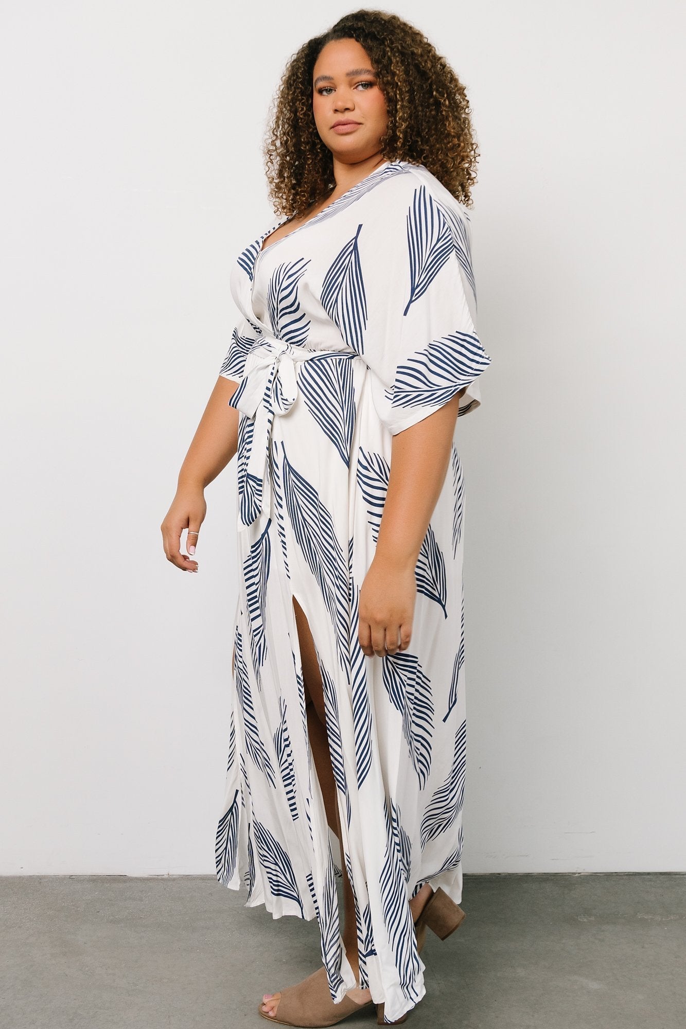 Corinth Maxi Dress | Navy Print