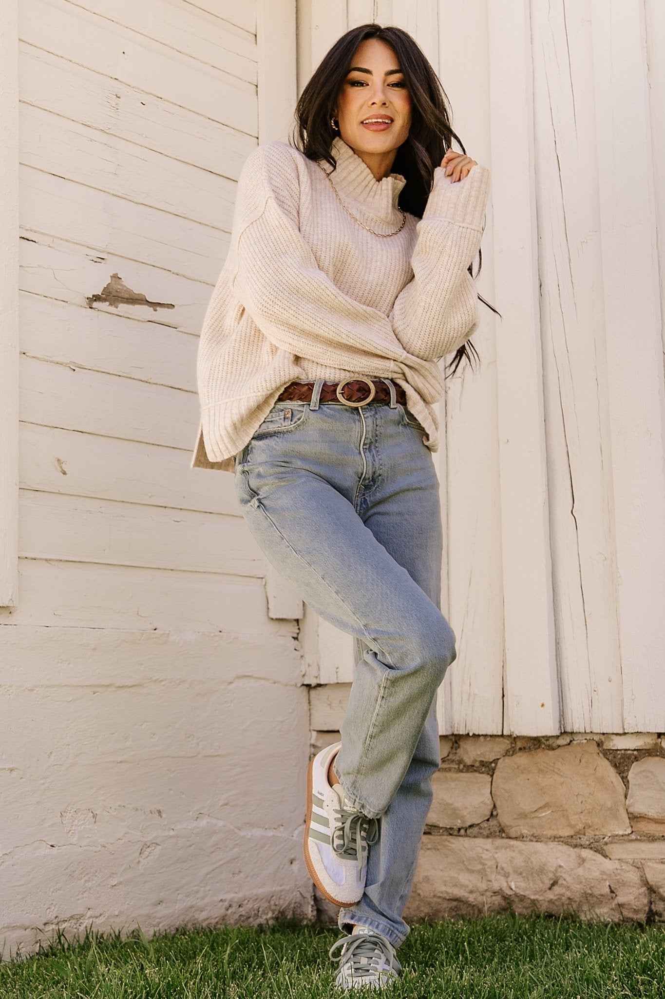 Covington Chunky Knit Sweater | Oatmeal