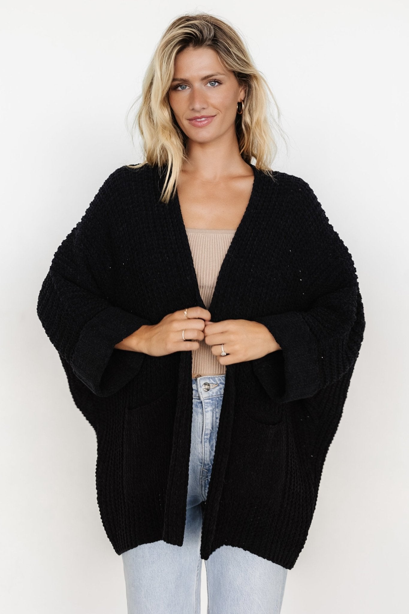 Cybele Oversized Cardigan | Black