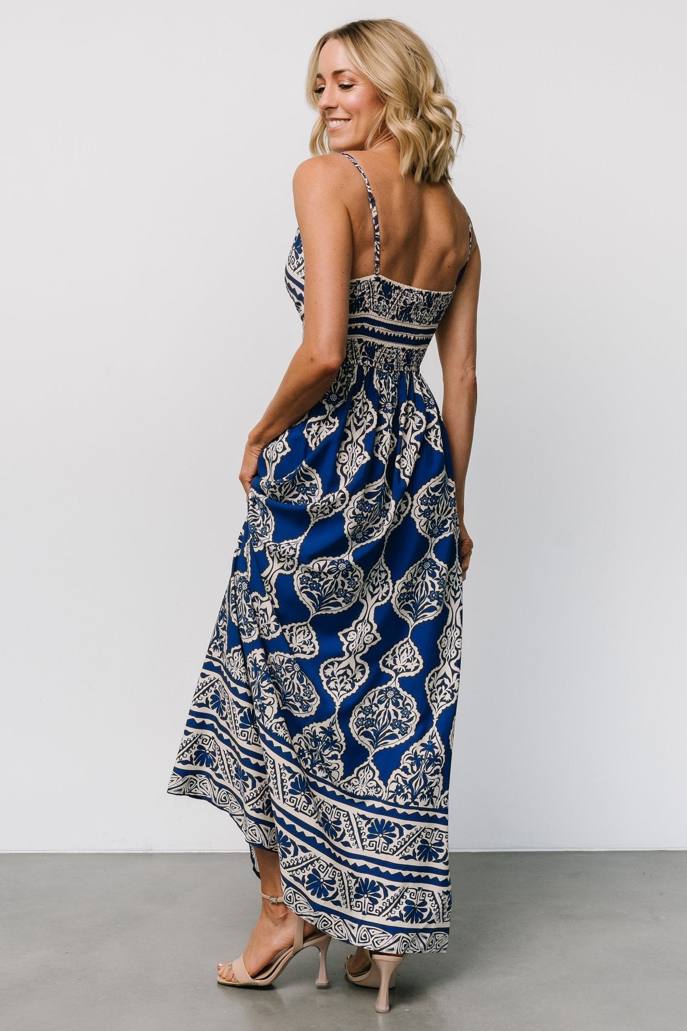 Davinah V Neck Maxi Dress | Blue Print