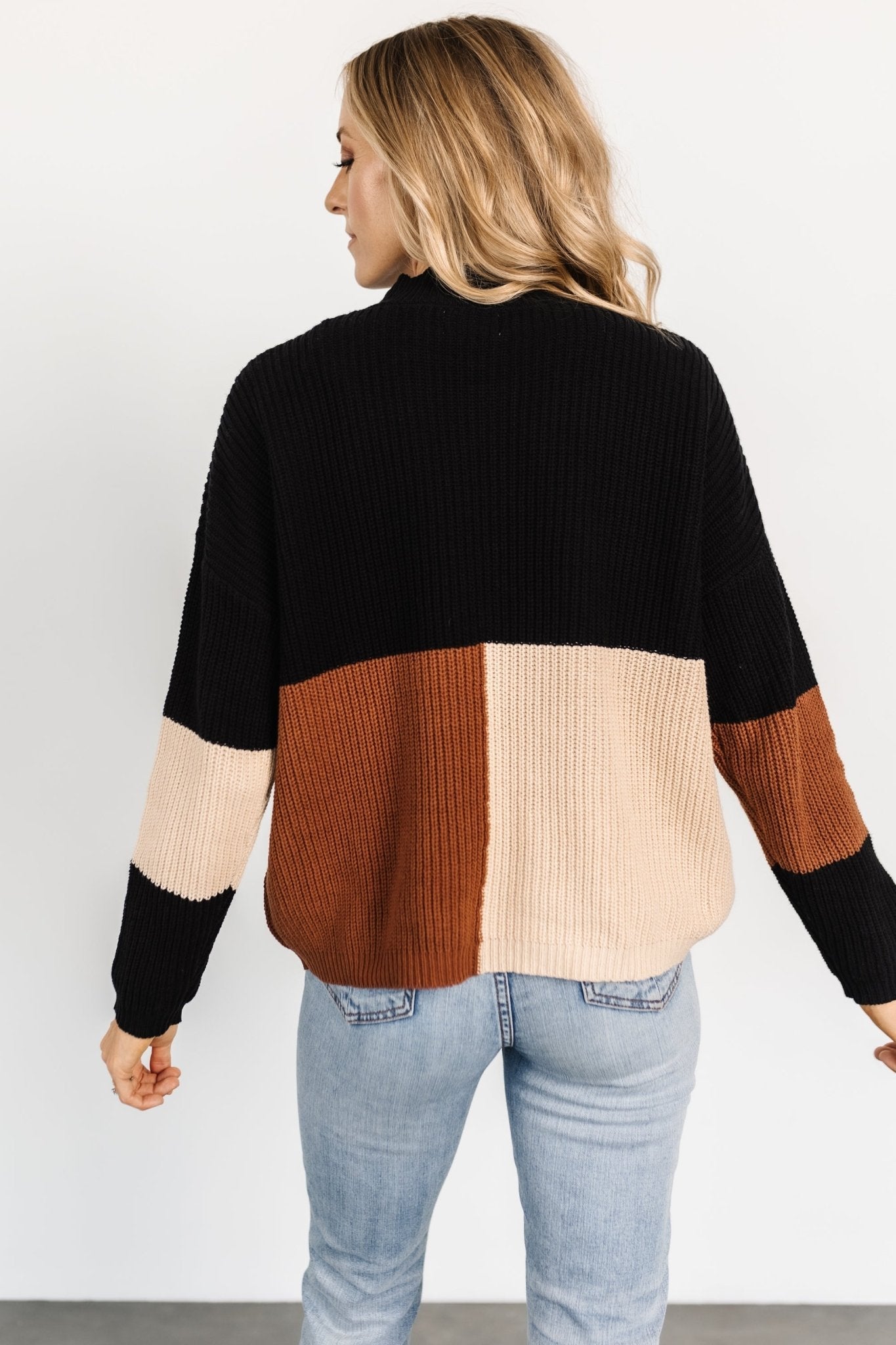 Dawson Knit Sweater | Black Multi