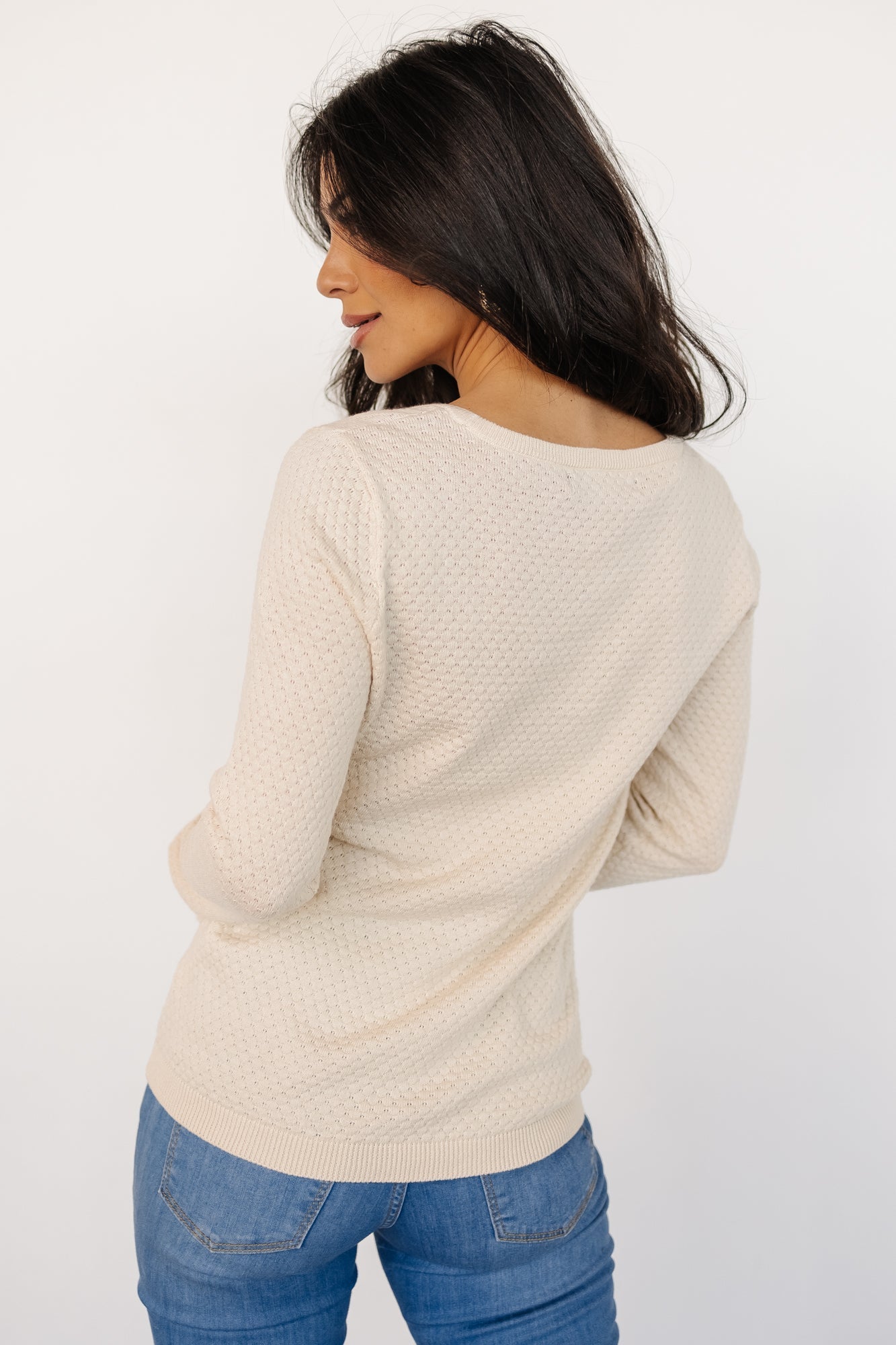 Debbie Knit Top | Cream