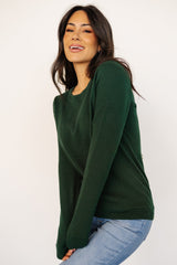 Debbie Knit Top | Dark Green