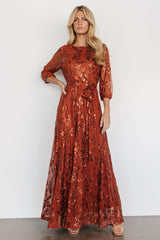 Destiny Sequin Maxi Dress | Cinnamon