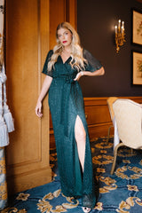 Fabric Swatch - Grace Sparkle | Emerald